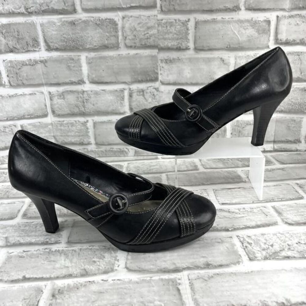 Mudd Jetset Women’s Size 11 Black Mary Jane Vintage Y2K 90s Heels